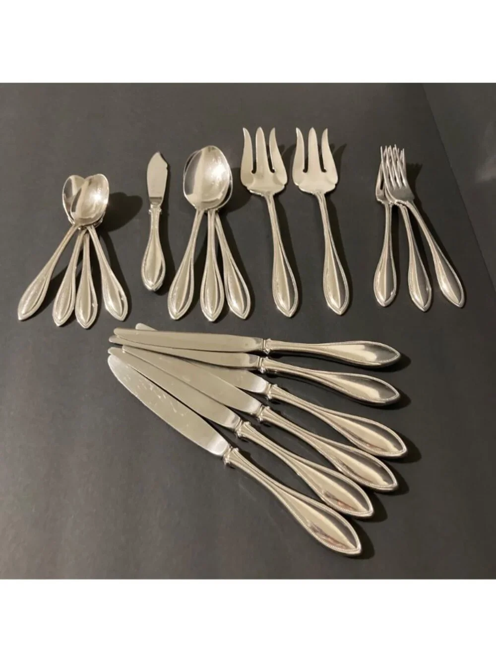 Oneida Arbor American Harmony Flatware And Serving Pieces Lot of 19